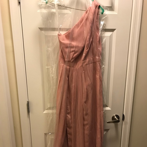 One shoulder bridesmaid/prom dress - Picture 3 of 6